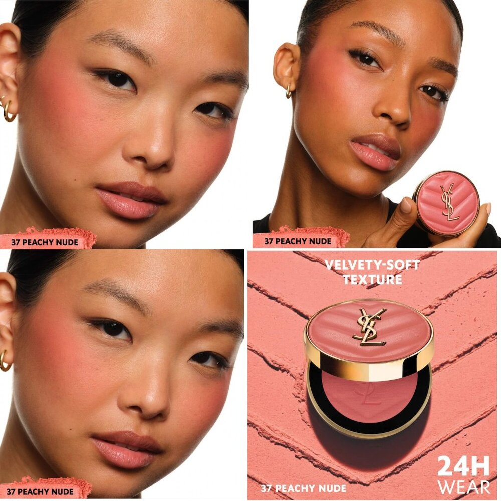 RESERVED LISTING ✅3 X YSL Make Me Blush 24H Buildable Powder Blush (6, 37, 93) - Picture 7 of 16